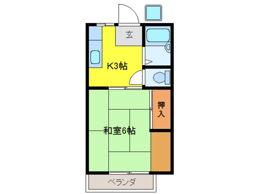 間取図 サンシティモリヤ