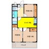 サンシティー中ノ宮Ａ 3DKの間取り