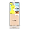 サンかけふ 1Kの間取り