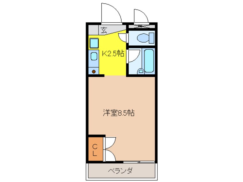 間取図 大口平和マンション