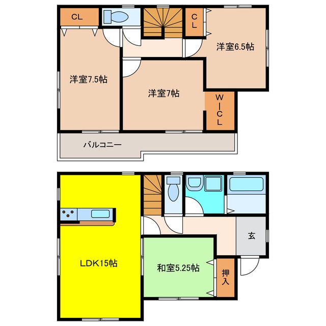 間取り図 般若町東山貸家