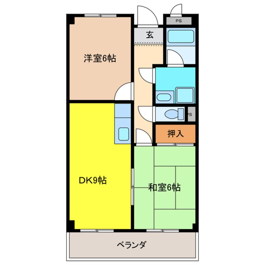 間取図 リンピア中道