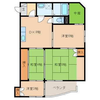 間取図 日比野マンション