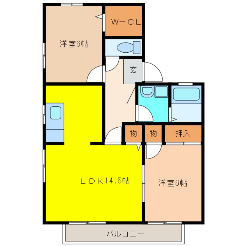 間取図 千波