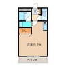 エスポワール小川 1Rの間取り