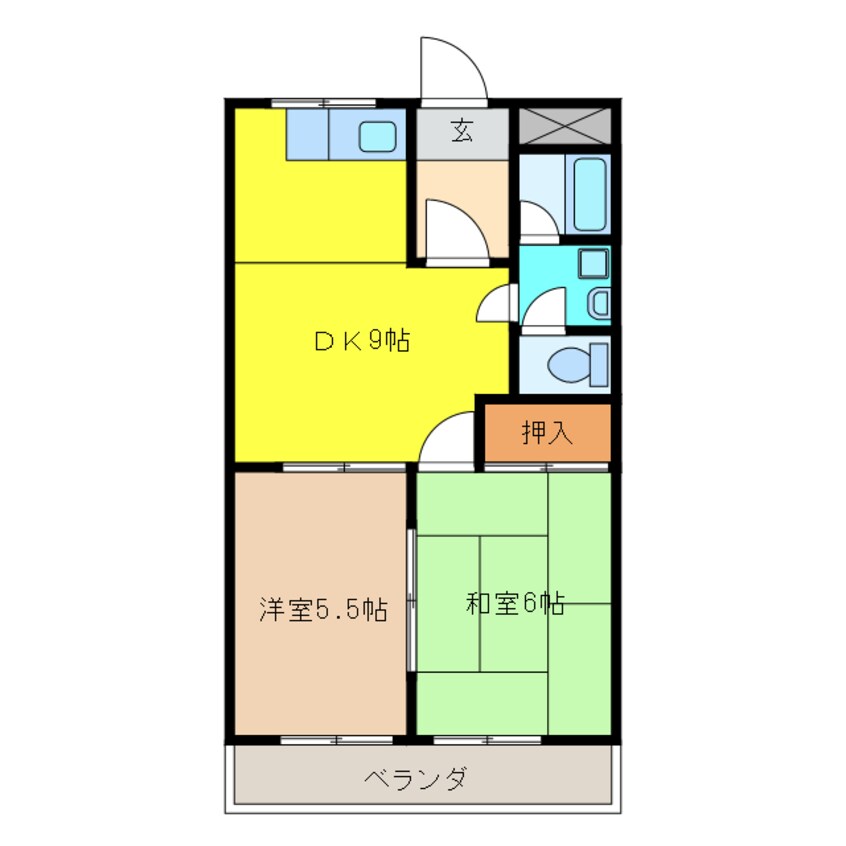 間取図 メリーモア高雄