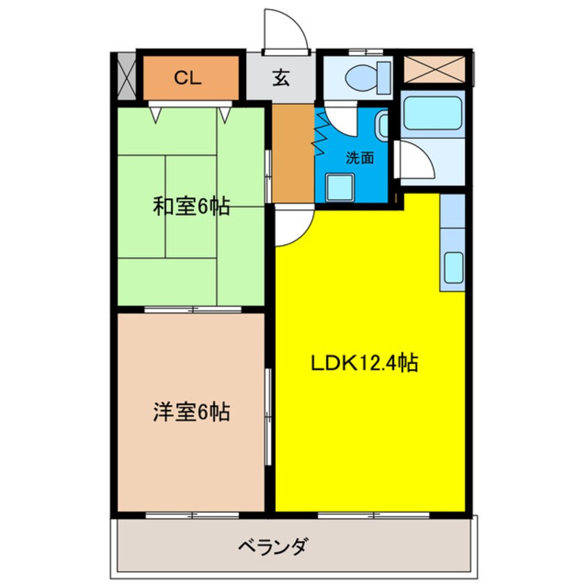 間取図 ニューマンション日比野