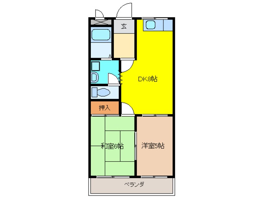 間取図 メゾンオクムラ