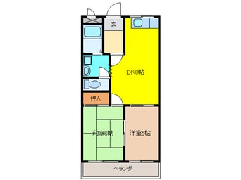 間取図 メゾンオクムラ