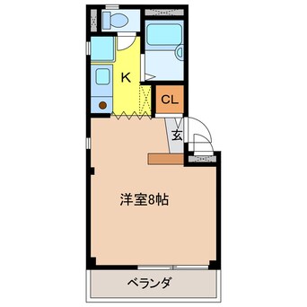 間取図 クレセントコート愛