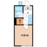 マンション宮西 1Kの間取り
