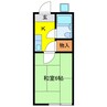 マンション宮西 1Kの間取り