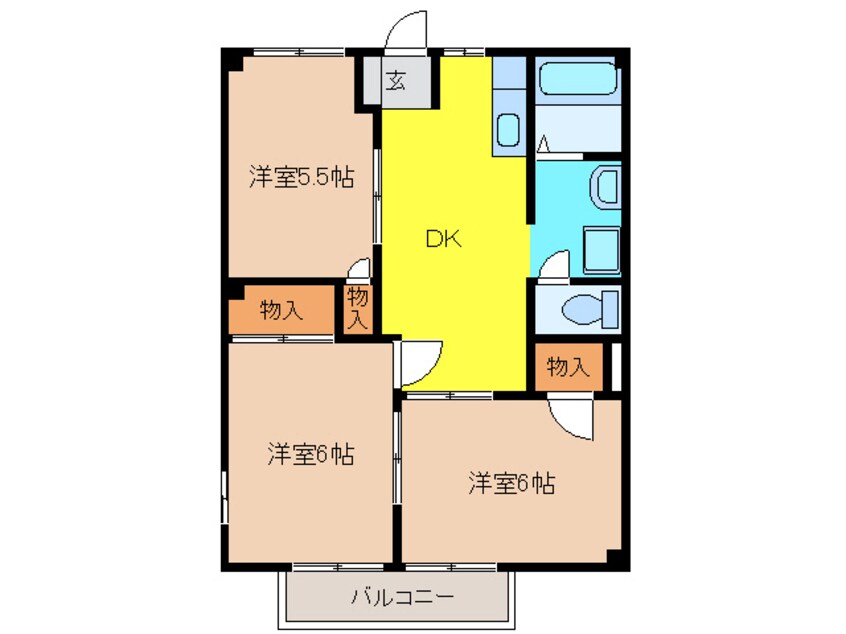 間取図 ニューシティ斉藤東