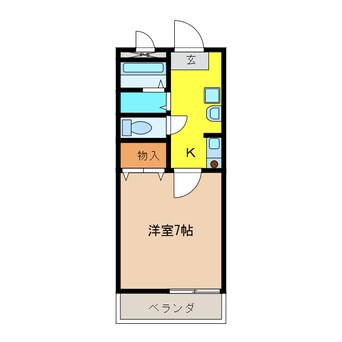 間取図 クレセントコートエスプリ