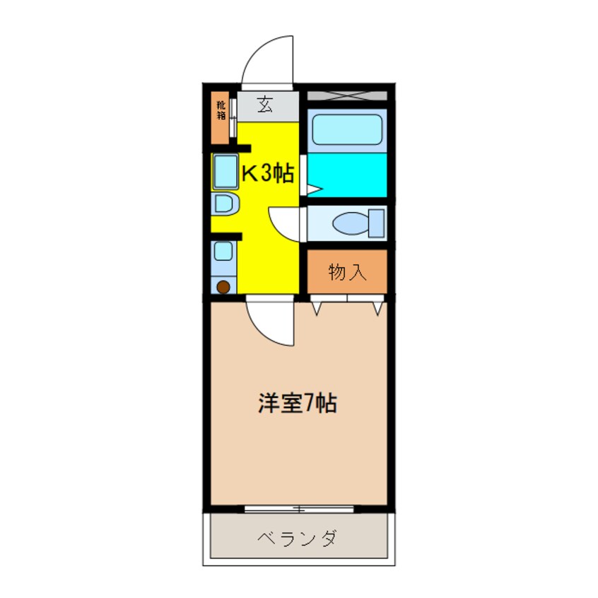 間取図 クレセントコートエスプリ