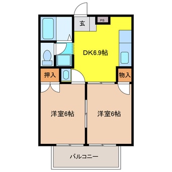 間取図 アムール２１
