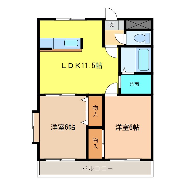 間取り図 メゾンフリージア