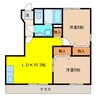 ロジュマン・シェル　Ⅱ 2LDKの間取り
