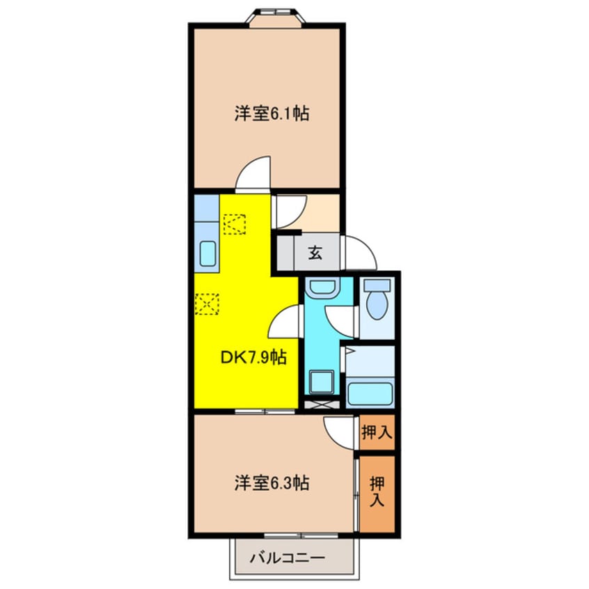 間取図 ジェンテ耀