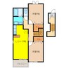 サンリッチⅠ 2LDKの間取り