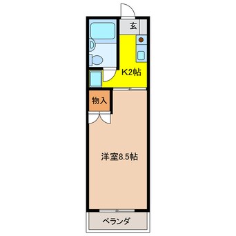 間取図 アドバンス・タツノ