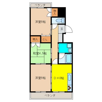 間取図 サンシャインロードＭ