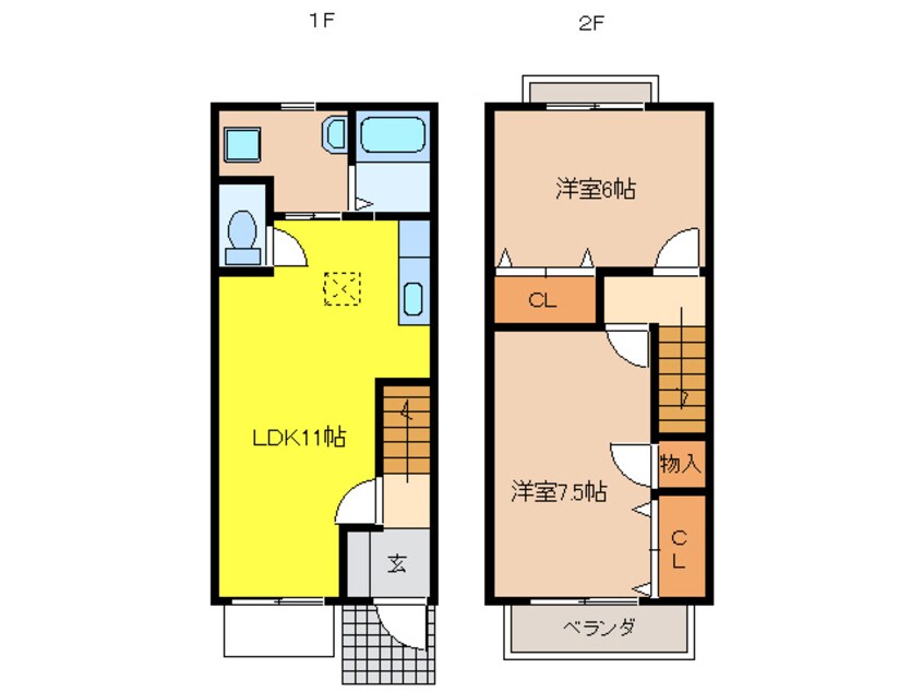 間取図 ブランシェ近藤