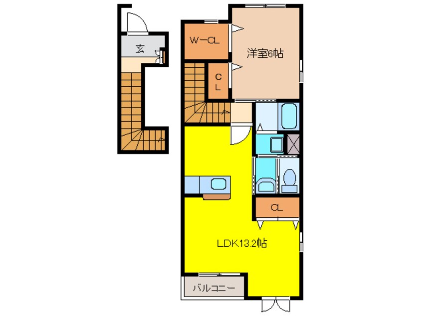 間取図 オークフォレスト明和Ⅴ