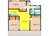 第二大幸堂マンション 3LDKの間取り