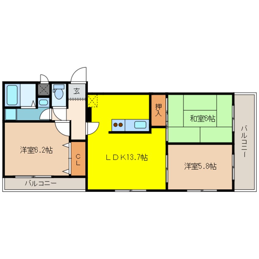 間取図 第二大幸堂マンション