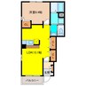 アルバセレノ 1LDKの間取り