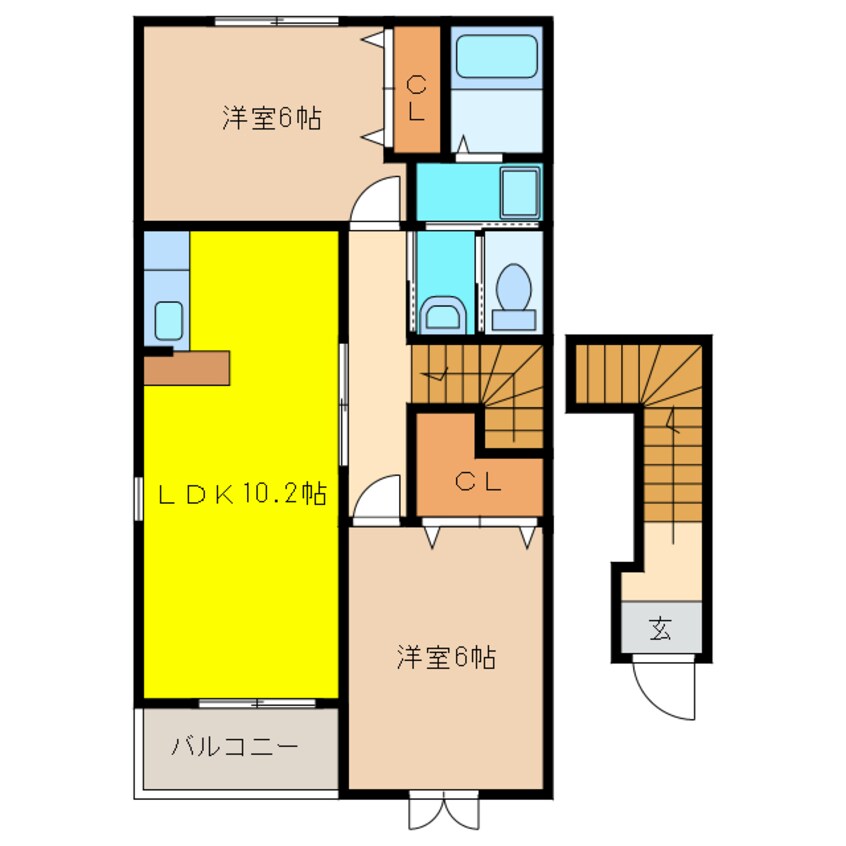 間取図 サニーヴィラⅠ