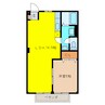 グリーンハイツ杉ノ木 1LDKの間取り