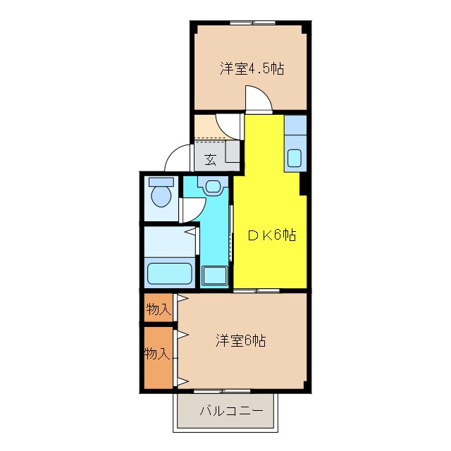 間取り図 メイプルリーフ