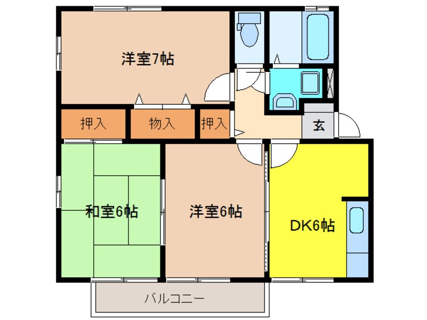 間取図 アーバンハイツ