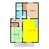 エスポワール東北野 2LDKの間取り