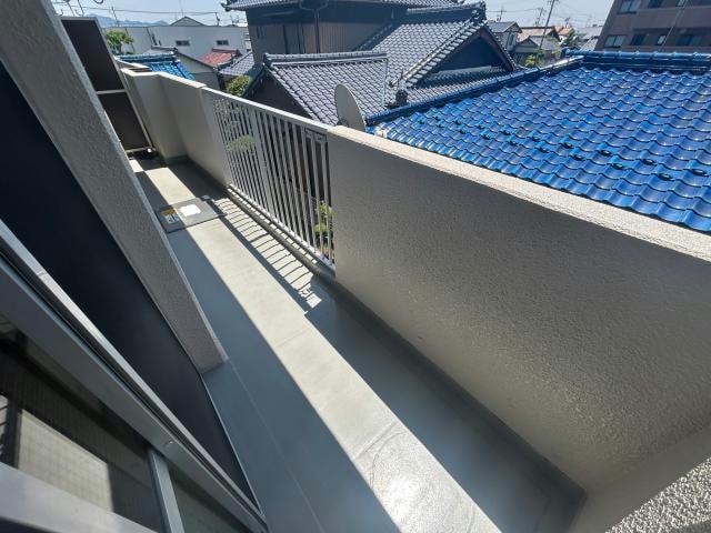 南側ベランダ グリーンハイツ白山第二