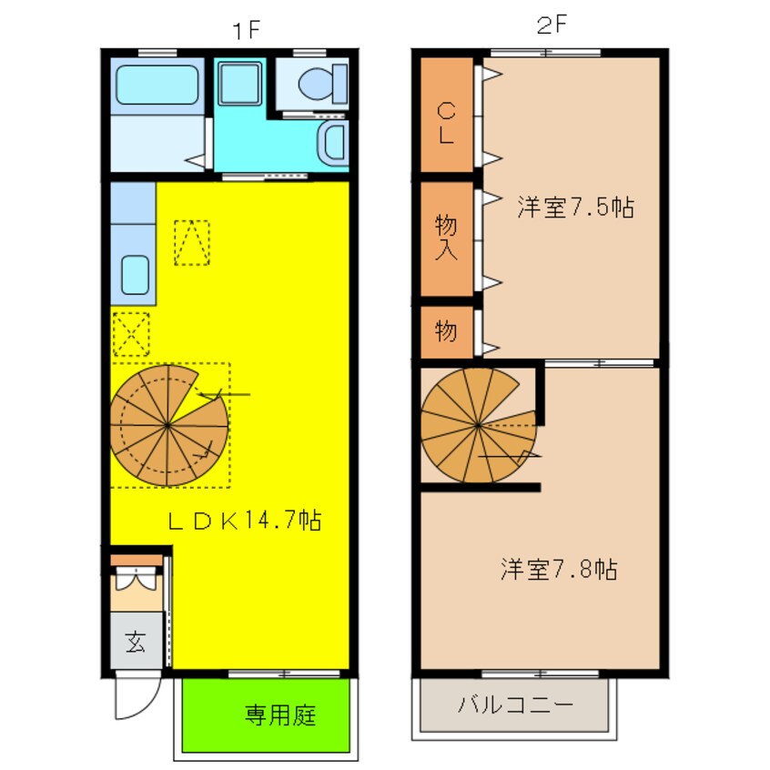 間取図 プレジョイア