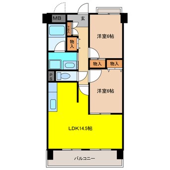 間取図 ソシア羽黒