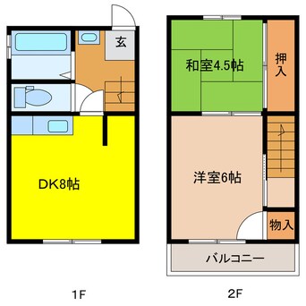 間取図 キャナル・ワン　A