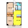 メトロ扶桑 2LDKの間取り