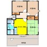 オークマンション 3DKの間取り