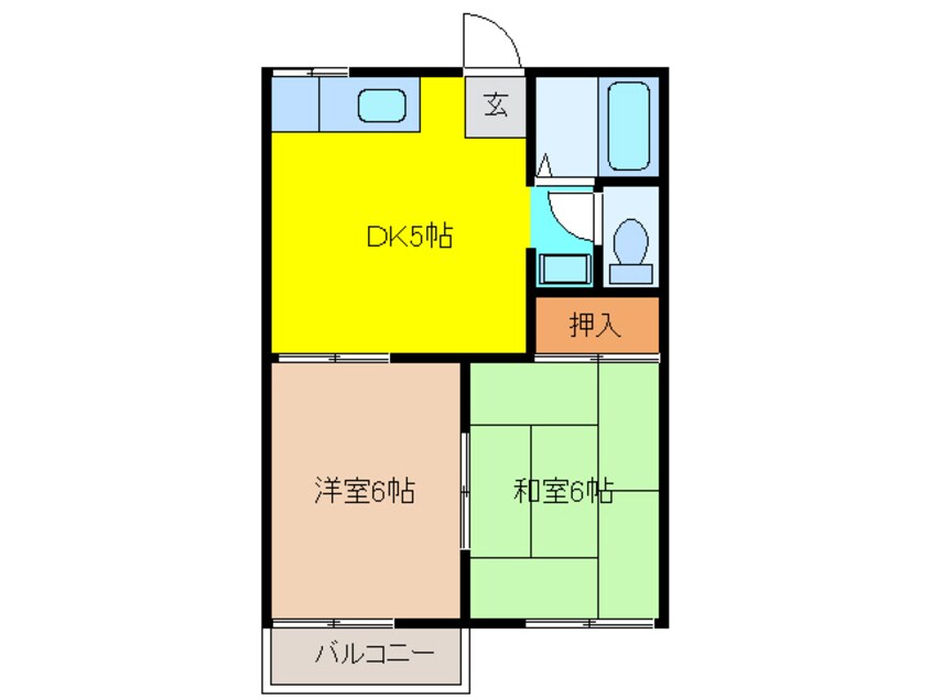 間取図 フォーブル日比野