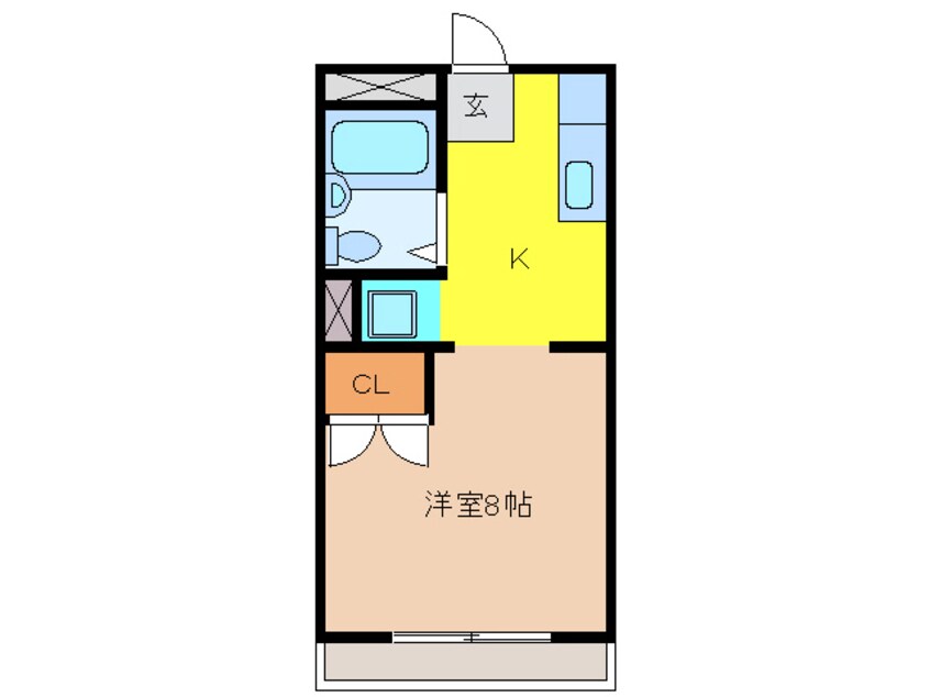 間取図 アポリネールハイム