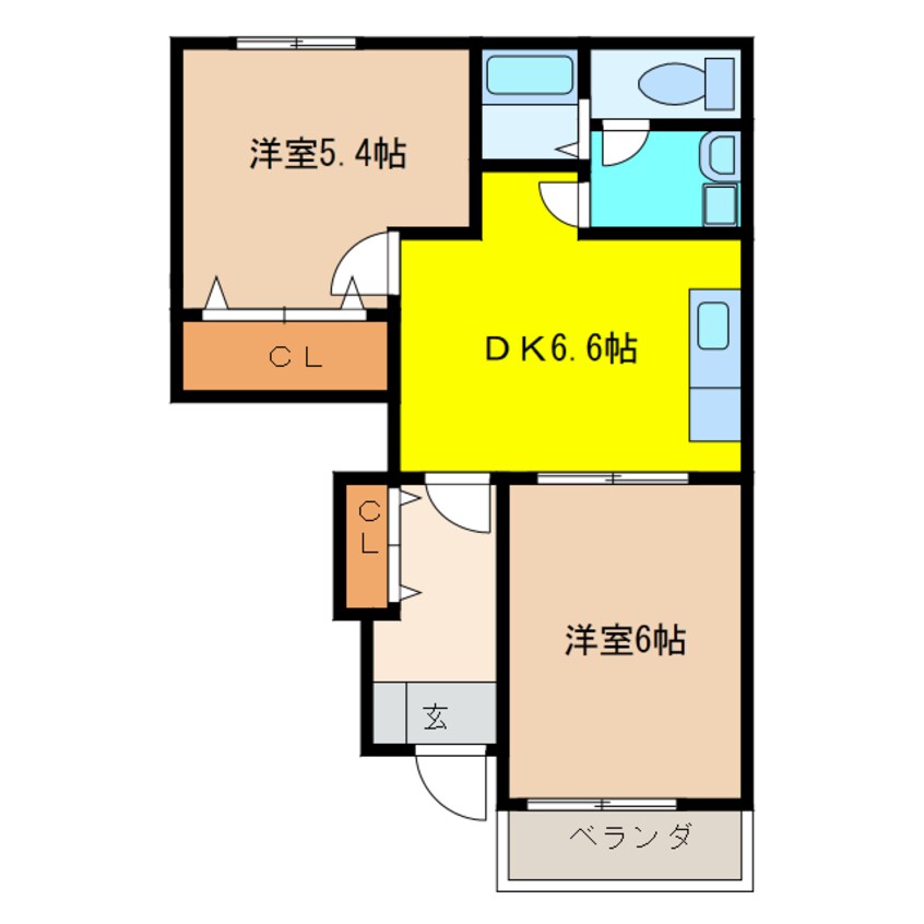 間取図 ＭＳコートⅡ