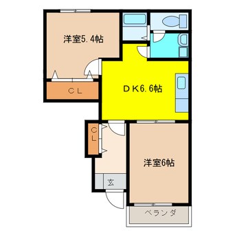 間取図 ＭＳコートⅡ