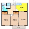 エイム　イタツ 3DKの間取り