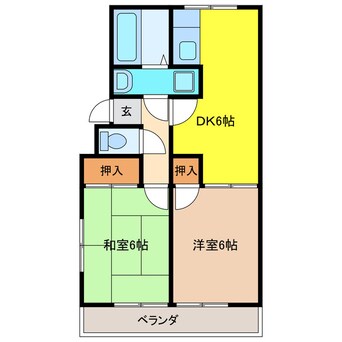 間取図 メゾン羽根西