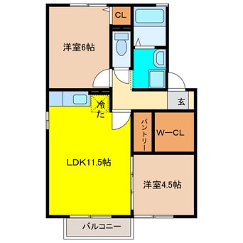 間取図 フォレストコートⅡ
