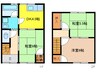 小川様富岡新町借家 3DKの間取り